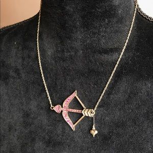Betsey Johnson Bow and Arrow Necklace